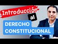 INTRODUCCIÓN AL DERECHO CONSTITUCIONAL. Constitución Nacional Argentina.