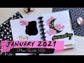 PLAN WITH ME JANUARY 2021 / BULLET JOURNAL ROSA Y DORADO