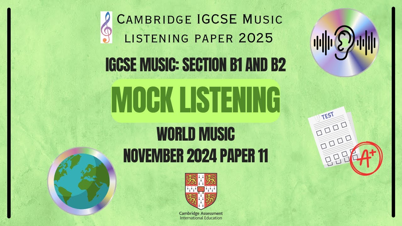 SECTION B Mock Listening - IGCSE November 2024/11 - YouTube
