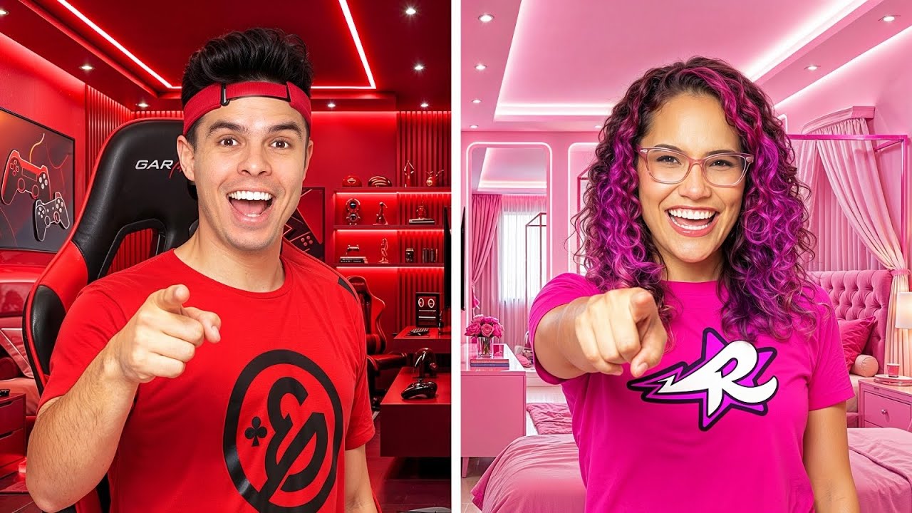 QUEM FIZER O MELHOR QUARTO DO SEU YOUTUBER VENCE!