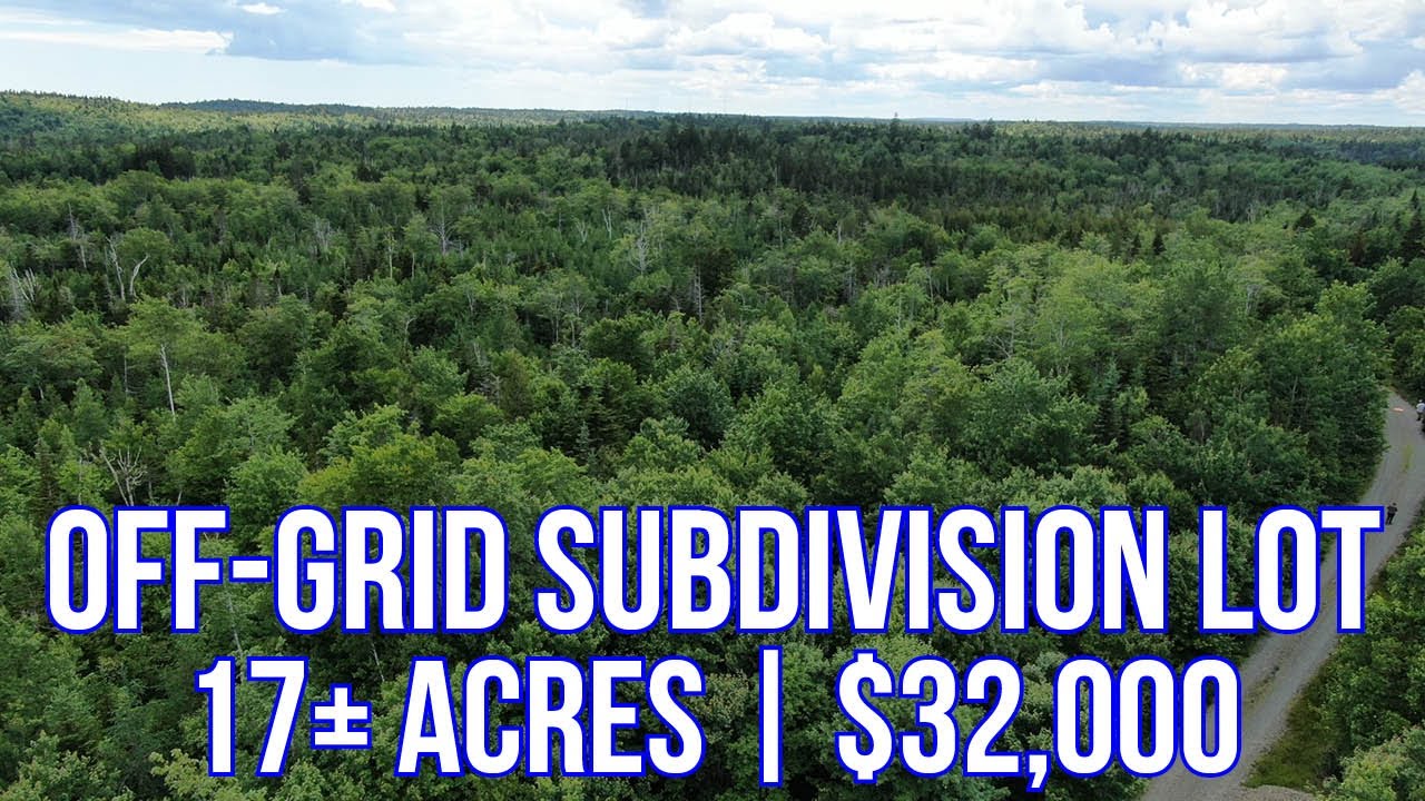 17± Acres of OffGrid Land Maine Real Estate YouTube