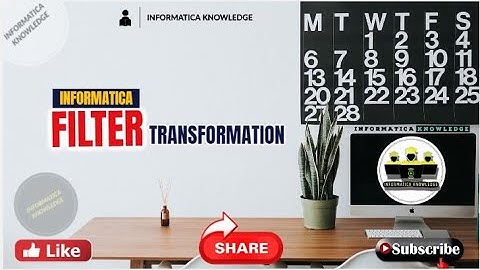 FILTER TRANSFORMATION IN INFORMATICA POWER CENTER