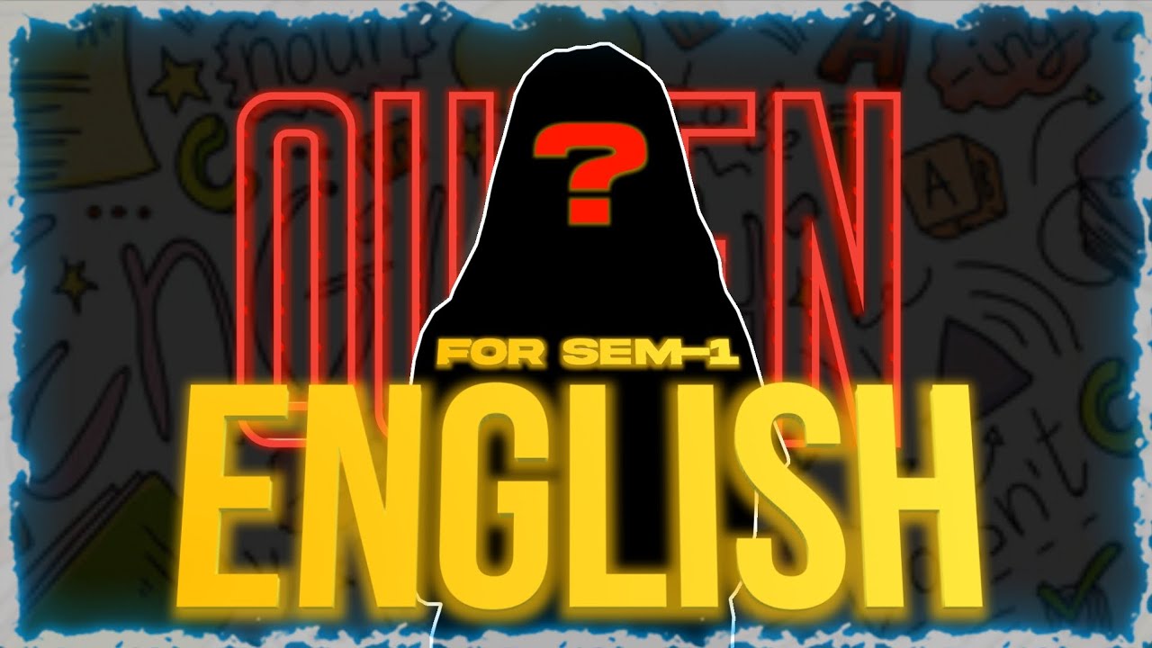 SEMESTER 1 me ENGLISH me aa Rahe he.. aap sabke favourite ma'am..??