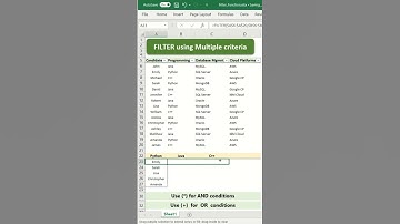How to Apply Multiple FILTERS Using FILTER Function
