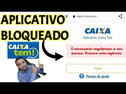 CAIXA TEM COMO DESBLOQUEAR bloqueio por sistema