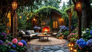 Spring Fireplace ASMR: Enchanting Cozy Corners, Soothing Crackling Fire Ambience - 4K 🌿