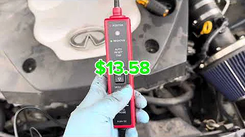 A/C compressor test with 15$ power probe !