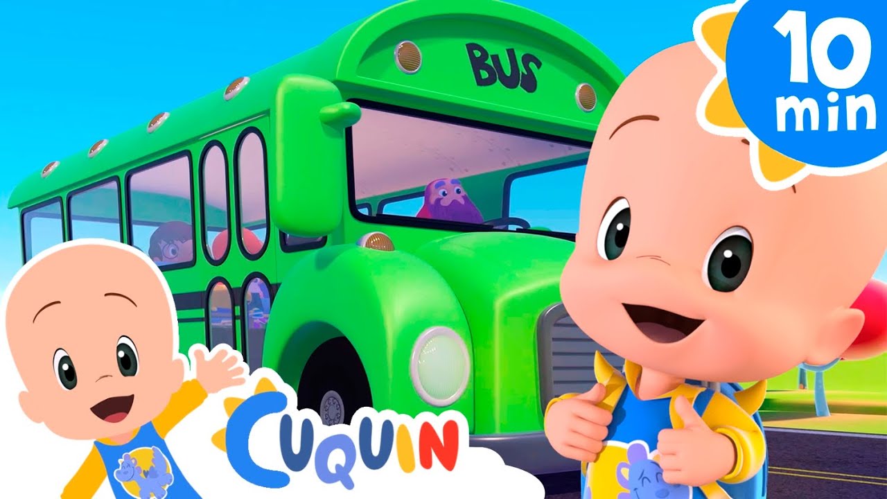 Las ruedas del bus colores | Cleo \u0026 Cuquín: canciones infantiles, image size:1280x720