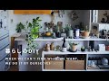 【暮らしのvlog】買えないものはDIY | ニトリのカラーボックスで作ったキッチンカウンターをセリアアイテムで少しアップデート | りんご箱の本棚紹介 | 暮らしの工夫