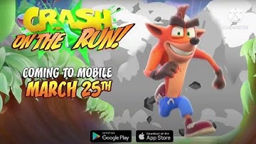 Crash Bandicoot: On The Run Mobile Game For Android And IOS To Be Released On March 25