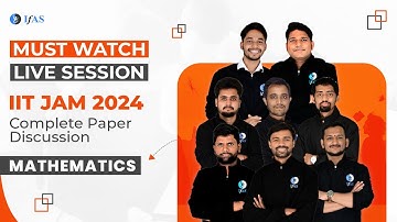 Complete Paper Discussion | IIT JAM Mathematics 2024 | IIT JAM Paper Analysis 2024 | IFAS