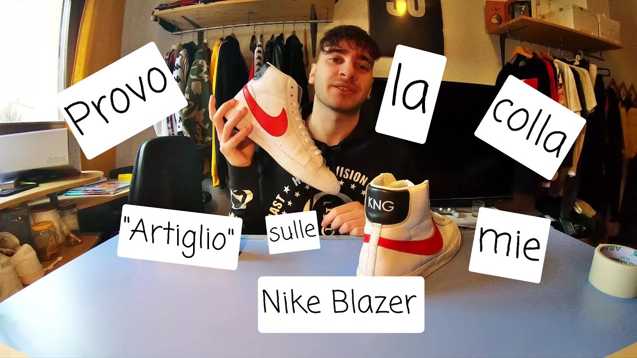 King's Arts : Provo la colla Artiglio sulle mie Nike blazer *ESPERIMENTO*  