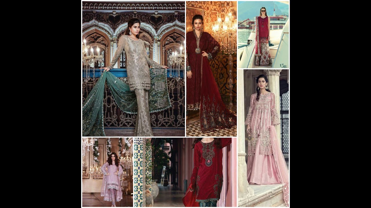 Maria.B trendy latest branded dresses collection/2020 Maria.B festive dress