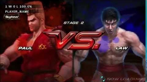 Tekken 6 PSP - Paul Phoenix Playthrough
