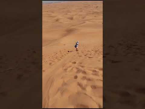 Best Desert Safari Dubai Sand Boarding | Desert Leap Safari Tourism