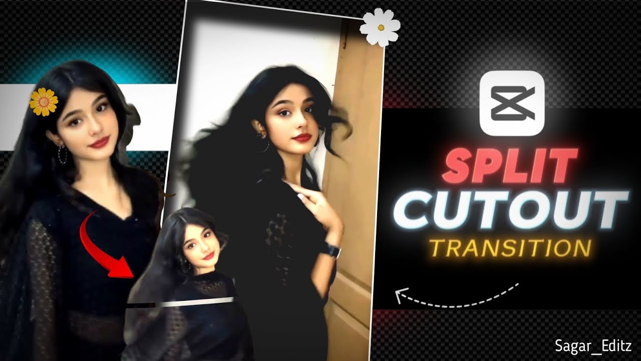 How I Create Split Cutout Transition In Capcut✨☑️ | 