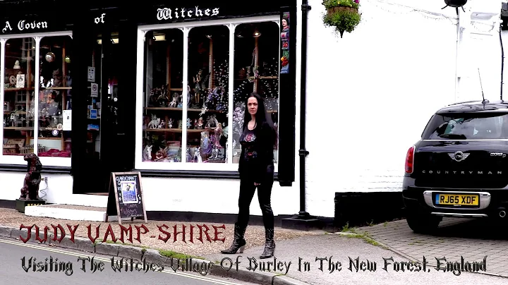 Funny Witch In Witches Village Of Burley, New Fore...