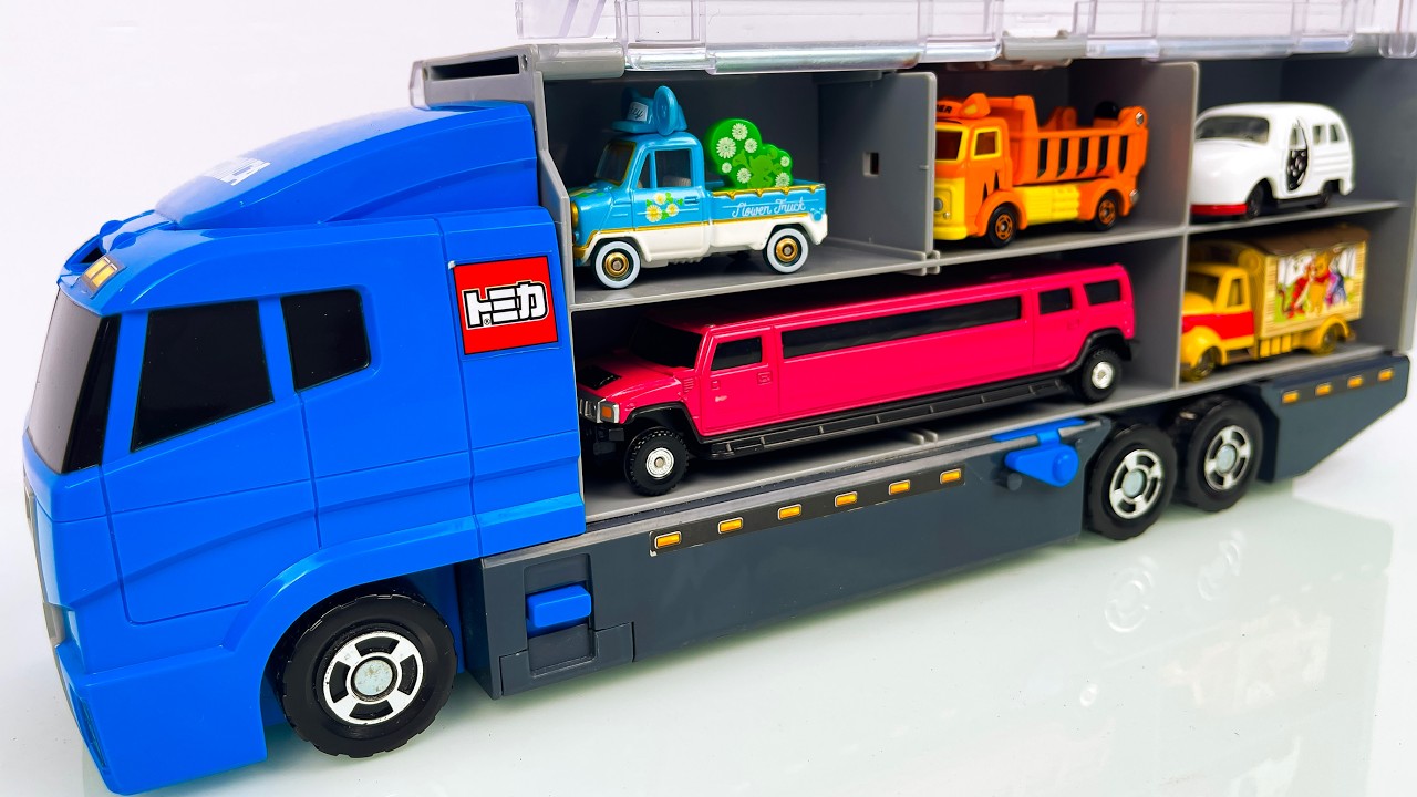 トミカ☆世界の高級な車のミニカーを開封してコンボイへ収納☆ホンダ NSX｜Tomica Worlds Luxury Car minicars opening !