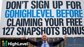 Get Gohighlevel 127 snapshots templates set here (Includes AI Agency, Coaching, Communities , etc) screenshot 5