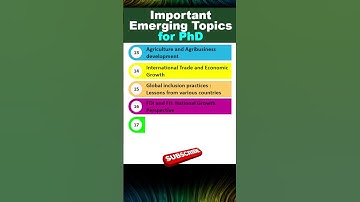 Current Research Topics for PhD ║ PhD Thesis ║ #shorts #short #ytshorts