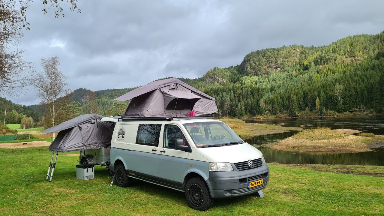 Wildkampeer roadtrip met een daktent in Noorwegen