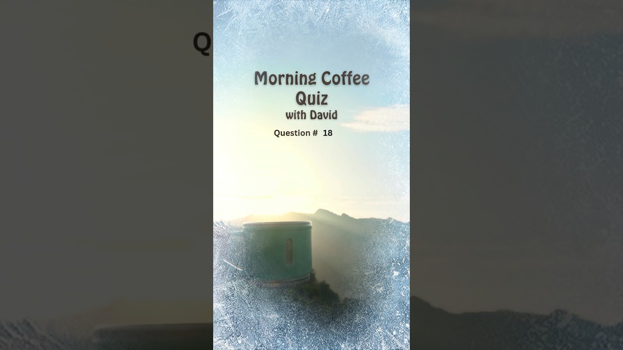 Coffee Quiz number 18 Remember to tip your barista.