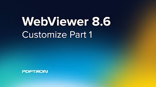 Customize WebViewer UI with new APIs and redesigned annotation filter modal | WebViewer 8.6 Release