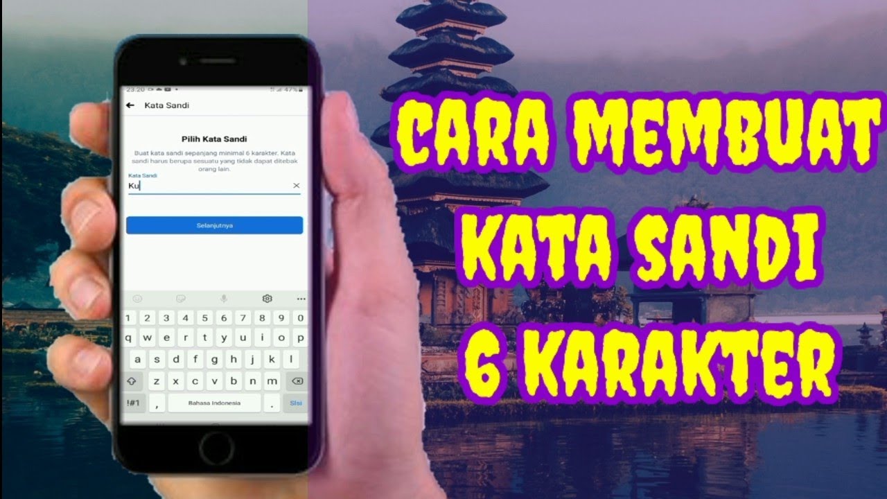 Cara Membuat Kata Sandi 6 Karakter sandi Khusus YouTube Cara Membuat Kata Sandi 6 Karakter sandi Khusus YouTube