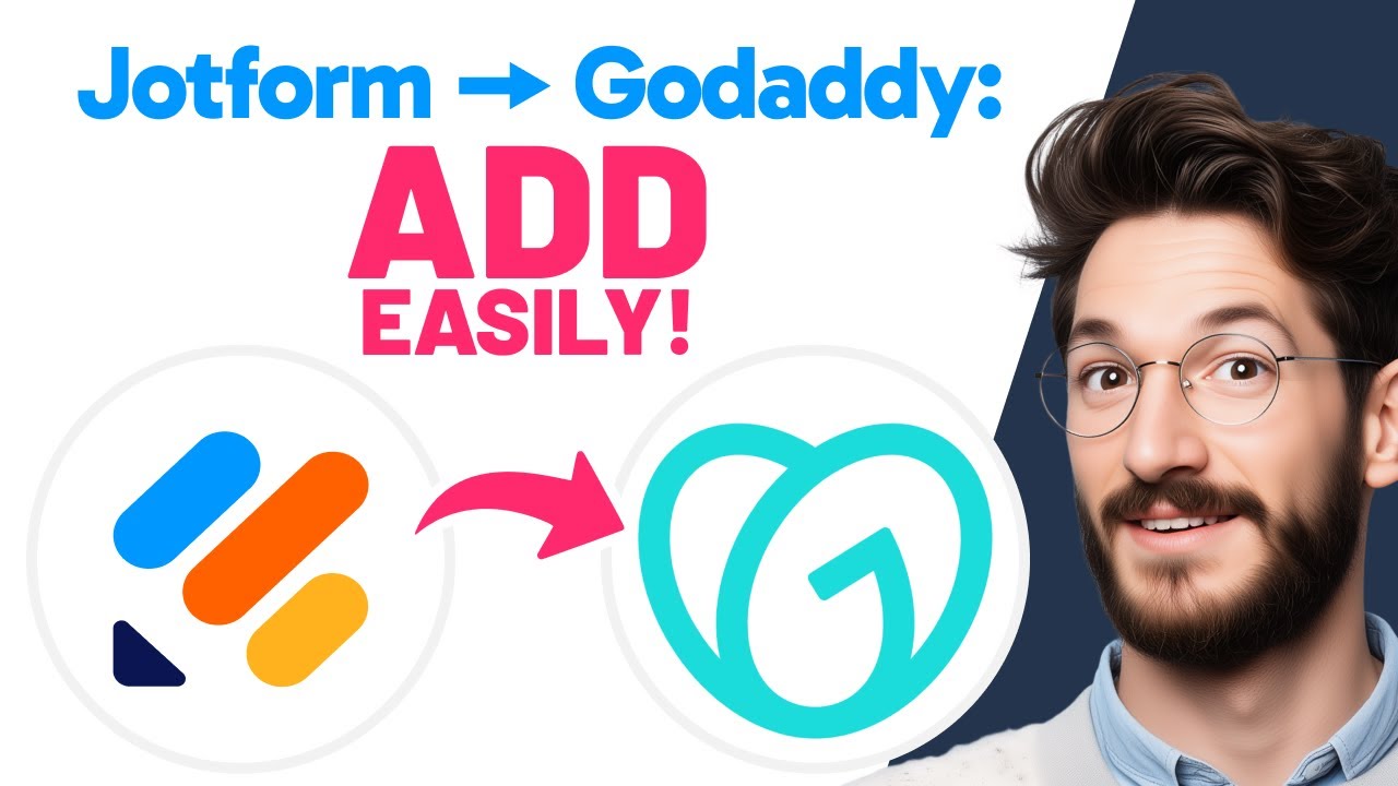 How to ADD JOTFORM to GODADDY (Step by Step) - YouTube