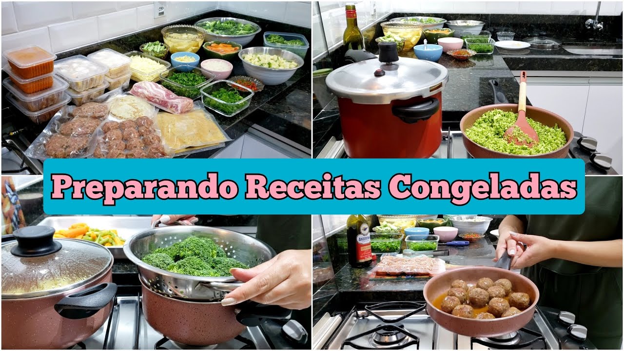COMO PREPARAR COMIDAS CONGELADAS PARA FACILITAR A ROTINA | GANHE TEMPO E PRATICIDADE | PARTE 1 ❤