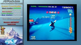 SSX 3 Mac Gameplay: Level 1 All Peak Jam Run Part 1 - 6.335 Million Points