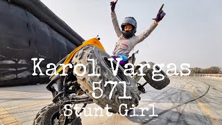 Stunt Karol Vargas 571 - Stunt Girl Cuatrimoto En China