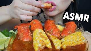 SEAFOOD BOIL Lobster Tail with Sweet Corn *No Talking Eating Sounds | N.E Let's Eat