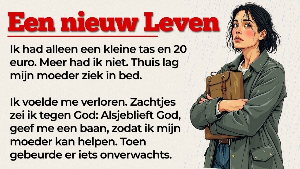 Ik stond daar op de stoep, in de stromende regen, met nog geen twintig euro in mijn tas en mijn hand trillend op de deur. Mijn moeder lag ziek thuis en ik had gefluisterd: geef me alsjeblieft één...