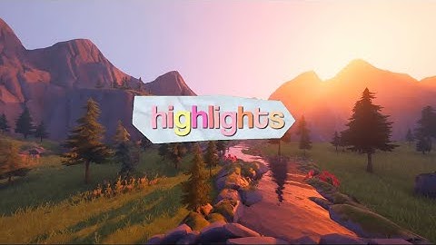 How to make fortnite highlight intro for montages for *FREE* (highlights 1-10) *UPDATED*