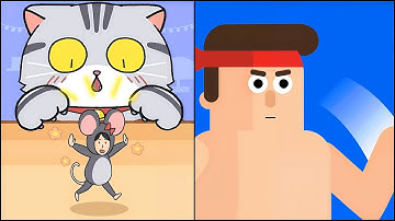 Cat Escape Infinity VS Mr Fight  - All Levels SpeedRun ep 1