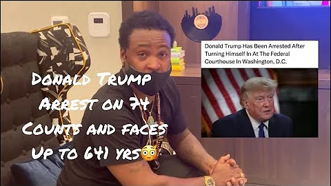 Donald Trump faces up to 641yrs in prison for 78 charges”Im still running 4 president from jail”😳