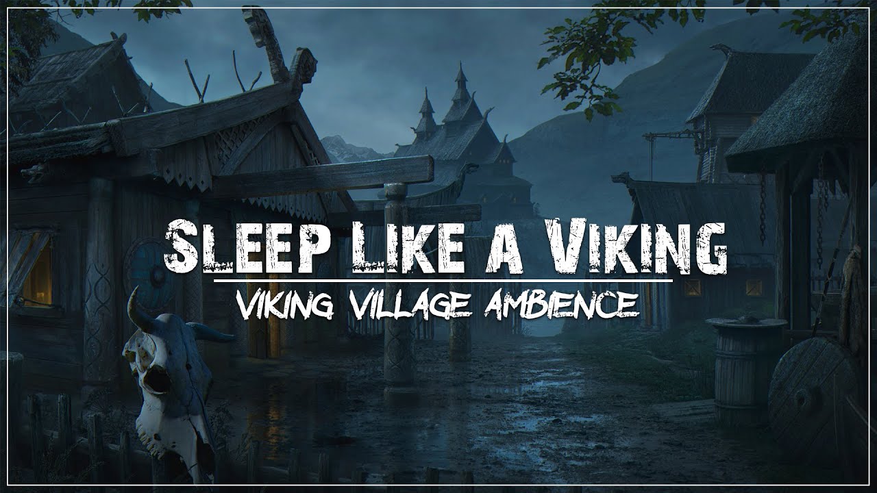 YouTubeでSleep Like a Viking: Viking Village in Rainy Season - Viking Village With Ambient Musicを視聴