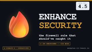 Firewall, IDS/IPS, DLP, EDR/XDR — Sec+ SY0-701 Obj 4.5