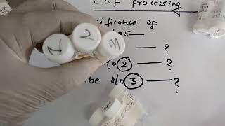 Significance of CSF tubes during CSF processing