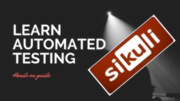 Episode 1 Introduction to SikuliX - Creating automation testing test case in SikuliX Studio