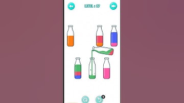 water sort puzzle game level 27 sloved #shorts