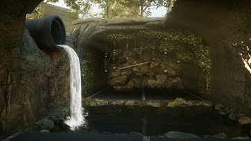 post apocalyptic tunnel Unreal engine 5