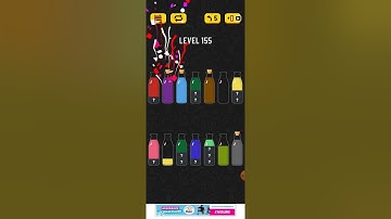 New Soda puzzle level 155