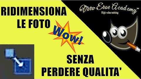 RIDIMENSIONA LE FOTO SENZA PERDITA DI QUALITA