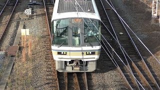 JR西日本 221系NC601編成 トップビュー 下り（奈良線　屋上資料　更新車）