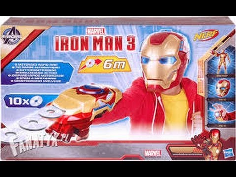 iron man nerf hand