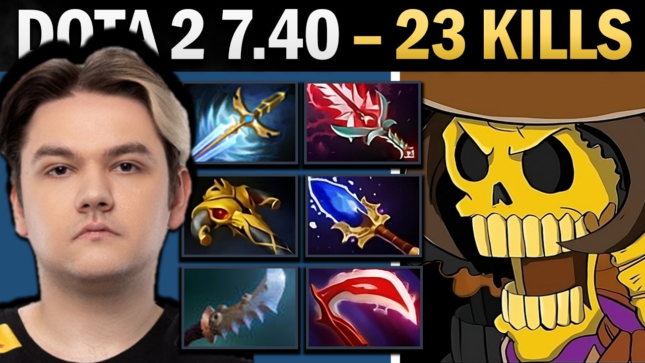 Clinkz Pro Carry with 1100 GPM and 23 Kills - Dota 2 Gameplay