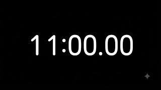 11 Minute Timer ⏱️ | 660 Second Countdown | Silent | No Music