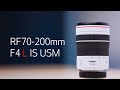 Vídeo presentación Canon RF70-200mm F4L IS USM
